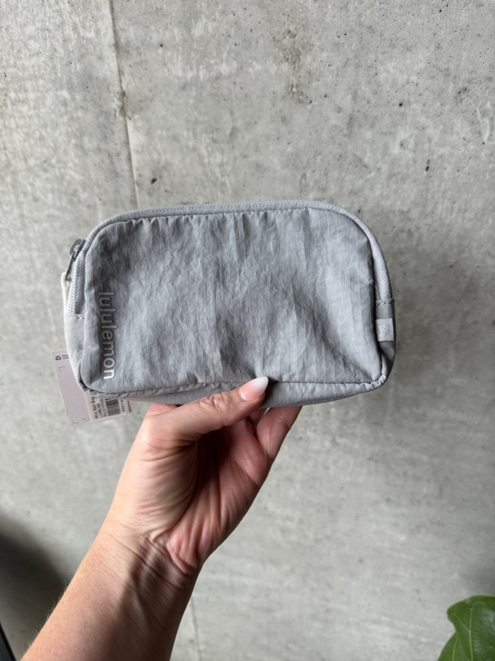 Lululemon Light Gray Mini Belt Bag